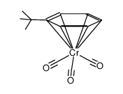 tricarbonyl(η(6)-tert-butylbenzene)chromium Structure