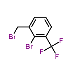 2-溴-3-三氟甲基溴苄结构式