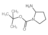 2-Amino-pyrrolidine-1-carboxylic acid tert-butyl ester结构式