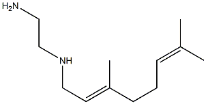 1,2-EthanediaMine, N1-[(2E)-3,7-diMethyl-2,6-octadien-1-yl]- structure