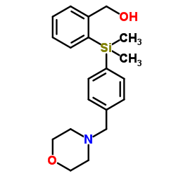 2-(Dimethyl[4-(4-morpholinylmethyl)phenyl]silyl)benzyl alcohol结构式