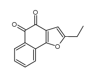 2-ethyl-naphtho[1,2-b]furan-4,5-quinone Structure