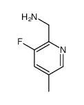 (3-fluoro-5-methylpyridin-2-yl)methanamine Structure