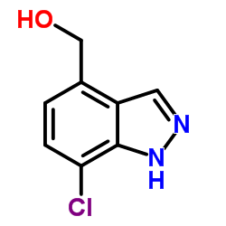 (7-Chloro-1H-indazol-4-yl)methanol Structure