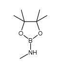 2-(methylamino)phenylboronic acid pinacol ester结构式