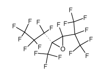 perfluoro(2,4-dimethyl-3-heptene) oxide结构式
