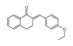 (2E)-2-[(4-ethoxyphenyl)methylidene]-3,4-dihydronaphthalen-1-one结构式