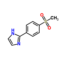 2-[4-(Methylsulfonyl)phenyl]-1H-imidazole结构式