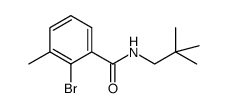 2-bromo-3-methyl-N-neopentylbenzamide结构式