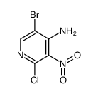 5-溴-2-氯-3-硝基吡啶-4-胺结构式