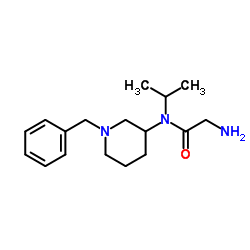 N-(1-Benzyl-3-piperidinyl)-N-isopropylglycinamide Structure