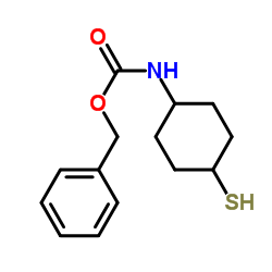 Benzyl (4-sulfanylcyclohexyl)carbamate Structure