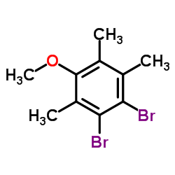 1,2-Dibromo-4-methoxy-3,5,6-trimethylbenzene Structure