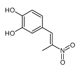 4-(2-nitroprop-1-enyl)benzene-1,2-diol结构式