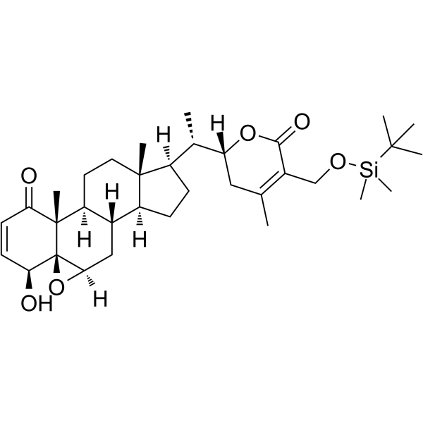 27-O-(tert-Butyldimethylsilyl)withaferin A结构式