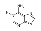 1-fluoropurin-6-amine结构式