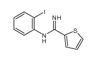 N-(2-iodophenyl)thiophene-2-carboximidamide Structure