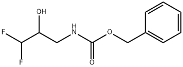 benzyl (3,3-difluoro-2-hydroxypropyl)carbamate Structure