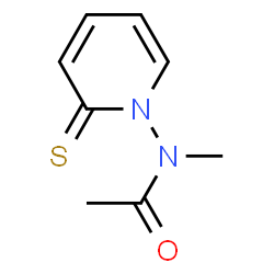 Acetamide,N-methyl-N-(2-thioxo-1(2H)-pyridinyl)- structure