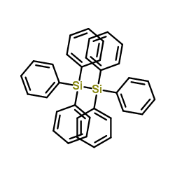 Hexaphenyldisilane structure