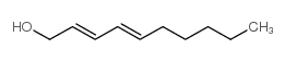 2,4-癸二烯-1-醇结构式