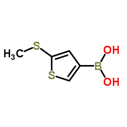 2-(Methylthio)thiophene-4-boronic acid结构式