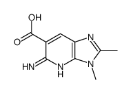3H-Imidazo[4,5-b]pyridine-6-carboxylicacid,5-amino-2,3-dimethyl-(9CI) Structure
