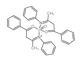 Vanadium,oxobis[1-phenyl-3-(phenylimino)-1-butanonato-N,O]- (9CI) Structure
