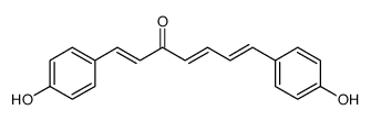 1,7-Bis(4-hydroxyphenyl)hepta-1,4,6-trien-3-one Structure