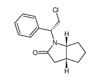 (3aR,6aR)-1-((R)-2-chloro-1-phenylethyl)hexahydrocyclopenta[b]pyrrol-2(1H)-one结构式