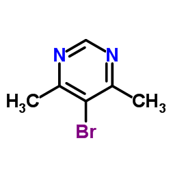 5-溴-4,6-二甲基嘧啶结构式