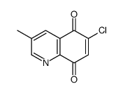 6-chloro-3-methylquinoline-5,8-dione Structure