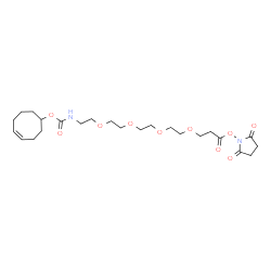 TCO-PEG4-NHS ester structure