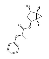 (1R,2R,4S,5S)-4-[(2R)-2-phenoxypropanoyloxy]bicyclo[3.1.0]hexan-2-ol结构式