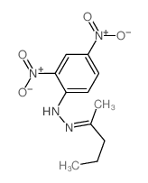2-Pentanone,2-(2,4-dinitrophenyl)hydrazone structure