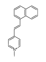 1-Methyl-4-(α-naphthylethenyl)-pyridinium Structure