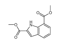 dimethyl 1H-indole-2,7-dicarboxylate结构式