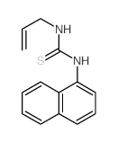 3-naphthalen-1-yl-1-prop-2-enyl-thiourea结构式