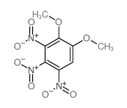Benzene,1,2-dimethoxy-3,4,5-trinitro- Structure