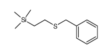 benzyl 2-(trimethylsilyl)ethyl sulfide结构式