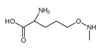 L-Norvaline, 5-[(methylamino)oxy]- (9CI) Structure