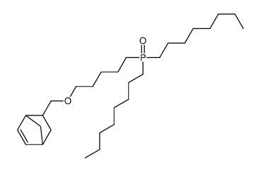 5-(5-dioctylphosphorylpentoxymethyl)bicyclo[2.2.1]hept-2-ene结构式