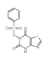 6-((Phenylsulfonyl)oxy)(1,3)thiazolo(4,5-d)pyrimidine-5,7(4H,6H)-dione picture