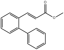 甲基-(E)-3-([1,1'-联苯]-2-YL)丙烯酸酯结构式