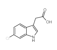 6-氯吲哚-3-乙酸结构式