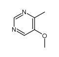 Pyrimidine, 5-methoxy-4-methyl- (8CI,9CI)结构式