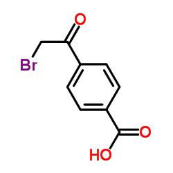 4-(Bromoacetyl)benzoic acid structure