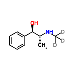 (1R,2R)-2-[(2H3)Methylamino]-1-phenyl-1-propanol Structure
