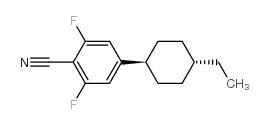 2,6-DIFLUORO-4-(TRANS-4-ETHYLCYCLOHEXYL)-BENZONITRILE structure