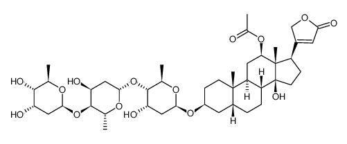 12-O-acetyldigoxin Structure